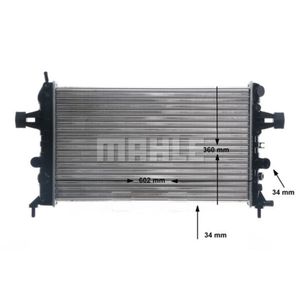 Kühler Motorkühlung MAHLE CR 574 000S für Opel Astra G CC Zafira A