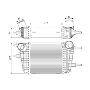 Ladeluftkühler VALEO 822913