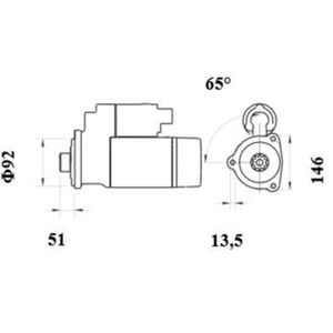 Starter MAHLE MS 998