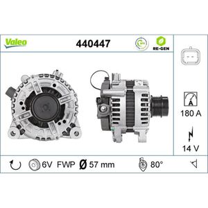 Generator VALEO 440447 für Peugeot Citroën 607 C6