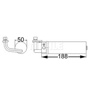 Trockner Klimaanlage MAHLE AD 67 000S