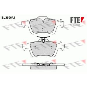 Bremsbelagsatz Scheibenbremse FTE 9010769 für Ford Volvo Opel C-Max II C30 V50