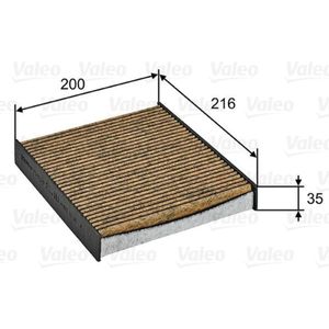 Filter Innenraumluft VALEO 701026 für Dacia Renault Sandero II Logan Mcv