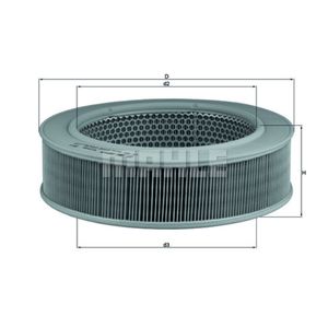 Luftfilter MAHLE LX 264 für Mercedes-Benz Gaz 123 T1