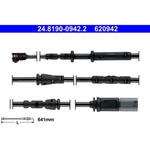 Warnkontakt Bremsbelagverschleiß ATE 24.8190-0942.2 für Mini BMW 2er X1