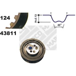 Zahnriemensatz MAPCO 23811 für Audi 80 B3 Coupe 100 C4 B4 Avant A6