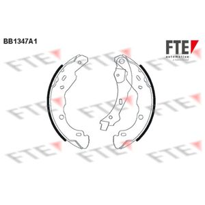 Bremsbackensatz FTE 9100100 für Lancia Citroën Peugeot Ypsilon C3 II Pluriel