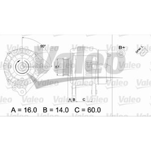 Generator VALEO 437412 für VW Seat Skoda Polo Ibiza III Fabia I Combi