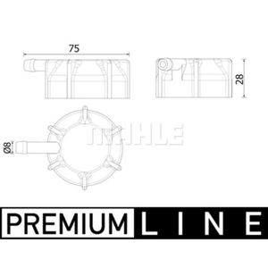 Verschlussdeckel Kühlmittelbehälter MAHLE CRB 145 000P