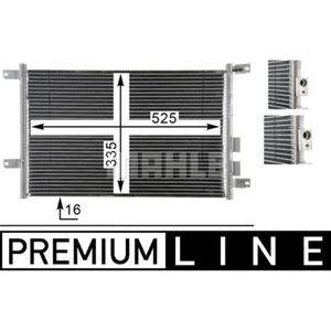 Kondensator Klimaanlage MAHLE AC 804 000P für Alfa Romeo 156 Sportwagon 147