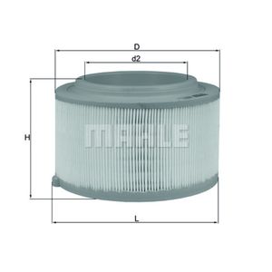 Luftfilter MAHLE LX 3458 für Ford Ranger