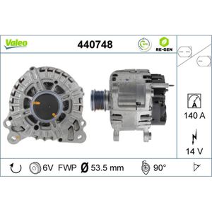 Generator VALEO 440748 für Seat Audi VW Skoda Alhambra Q3