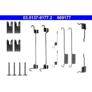 Zubehörsatz Bremsbacken ATE 03.0137-9177.2 für Ford Mondeo I Escort VI Courier