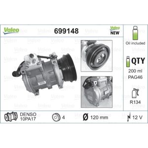 Kompressor Klimaanlage VALEO 699148 für BMW Land Rover 3er Range II