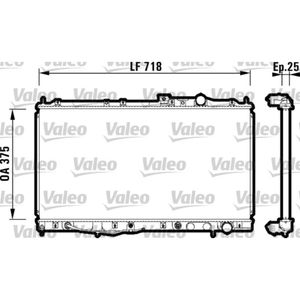 Kühler Motorkühlung VALEO 734142