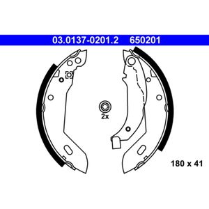 Bremsbackensatz ATE 03.0137-0201.2 für Peugeot Renault 205 I Super 5 9