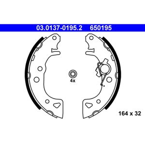 Bremsbackensatz ATE 03.0137-0195.2 für Citroën Peugeot AX