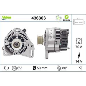 Generator VALEO 436363 für VW Seat Skoda Passat B3/B4 Golf III Vento Toledo I