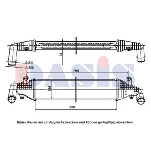 Ladeluftkühler AKS DASIS 117005N