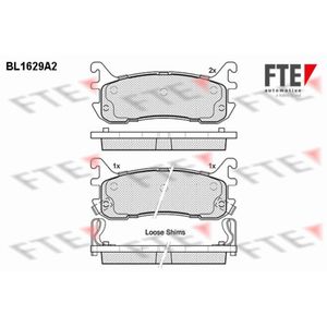 Bremsbelagsatz Scheibenbremse FTE 9010256