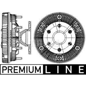 Kupplung Kühlerlüfter MAHLE CFC 225 000P