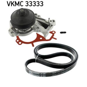 Wasserpumpe + Keilrippenriemensatz SKF VKMC 33333 für Peugeot Citroën DS Opel