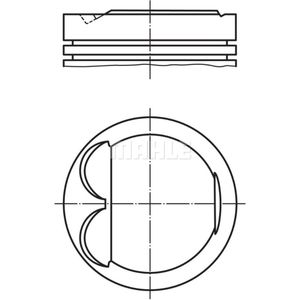 Kolben MAHLE 607 77 00 für Lotus Elise