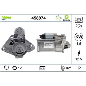 Starter VALEO 458974 für Renault Opel Fiat Scénic III Megane Vivaro B