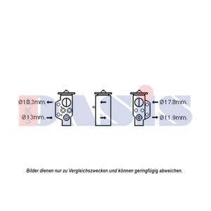 Expansionsventil Klimaanlage AKS DASIS 840216N für Porsche VW Cayenne Touareg