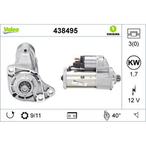 Starter VALEO 438495 für VW Golf I Jetta Transporter T4 Passat B3/B4 Variant