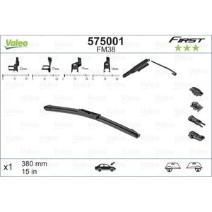 Wischblatt VALEO 575001 für Fiat Lancia Audi Hyundai Ford VW Jeep Punto Evo A1