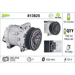 Kompressor Klimaanlage VALEO 813825 für Renault Megane II Scénic Clio III