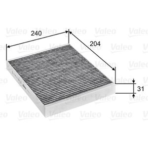 Filter Innenraumluft VALEO 715752 für Opel Meriva B Mokka X Astra K