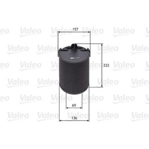 Luftfilter VALEO 585742 für VW Skoda Audi Seat Passat B7 Variant A3