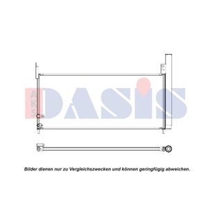 Kondensator Klimaanlage AKS DASIS 212099N