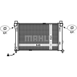 Kühler Motorkühlung MAHLE CR 1476 000S für Mercedes-Benz C