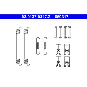 Zubehörsatz Bremsbacken ATE 03.0137-9317.2 für Renault Smart Ford Seat VW Skoda