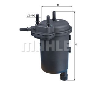 Kraftstofffilter MAHLE KL 430 für Renault Kangoo Rapid Thalia II