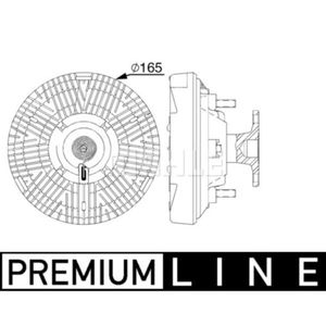 Kupplung Kühlerlüfter MAHLE CFC 239 000P