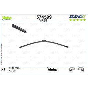 Wischblatt VALEO 574599 für Opel Citroën Volvo BMW Vectra C CC C5 II C30 X7