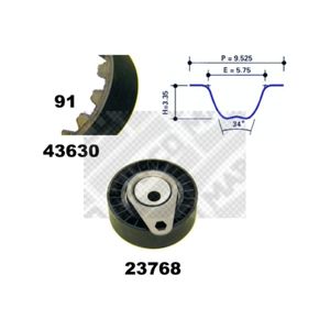 Zahnriemensatz MAPCO 23630 für Ford Focus I Turnier Fiesta IV