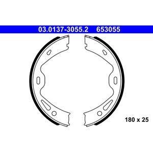 Bremsbackensatz Feststellbremse ATE 03.0137-3055.2 für Porsche 911 Cayman