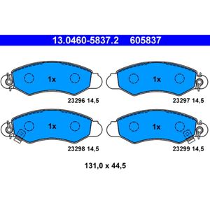 Bremsbelagsatz Scheibenbremse ATE 13.0460-5837.2