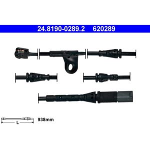 Warnkontakt Bremsbelagverschleiß ATE 24.8190-0289.2 für BMW X5