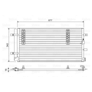 Kondensator Klimaanlage VALEO 814419 für Audi Q5