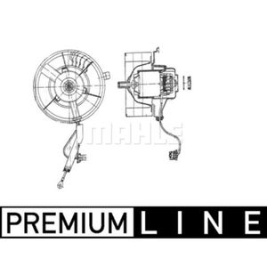 Innenraumgebläse MAHLE AB 37 000P für Seat VW Ibiza II Polo III Cordoba Inca