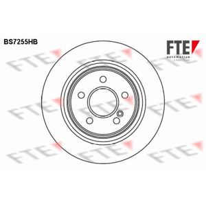 Bremsscheibe FTE 9082606 (2 Stk.) für Mercedes-Benz C