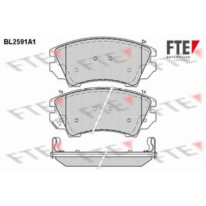 Bremsbelagsatz Scheibenbremse FTE 9010842 für Saab Opel Chevrolet Bentley 9-5