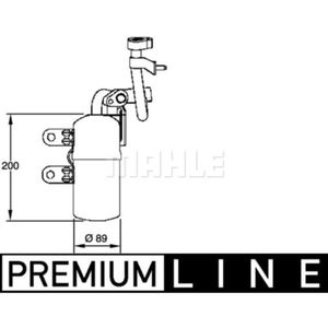 Trockner Klimaanlage MAHLE AD 280 000P für Volvo C30 C70 II V50