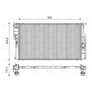 Kühler Motorkühlung VALEO 735451 für BMW 1er